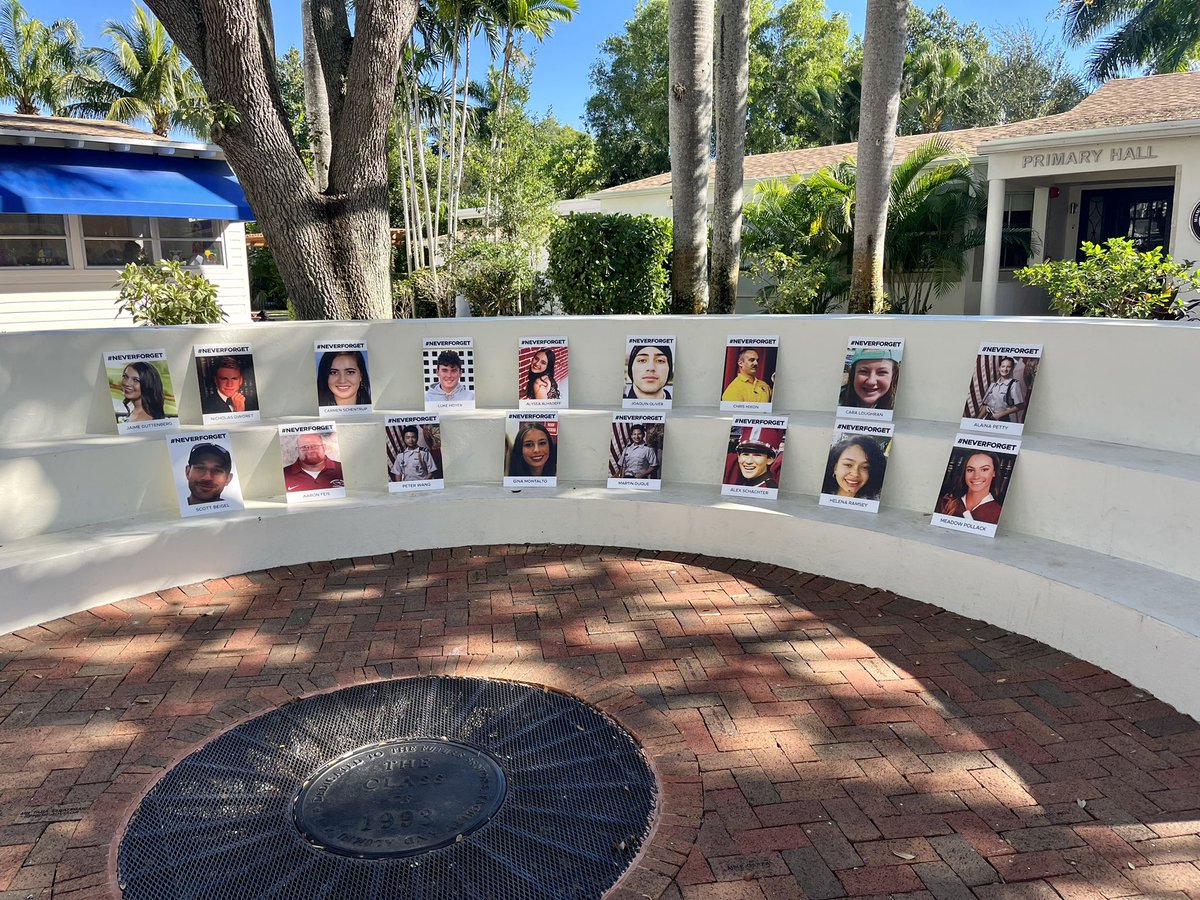 On this day, MCDS stands in love with our neighbors at Marjory Stoneman Douglas High School. We continue to honor their memory.  #ParklandStrong