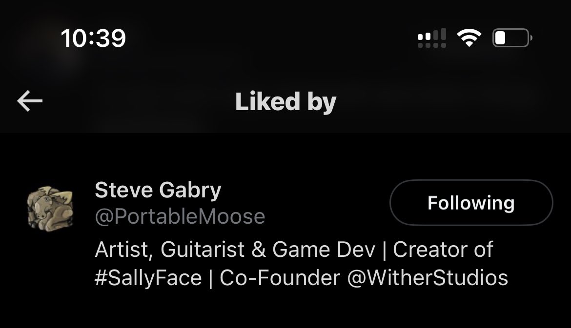 i will never get over the time <a href="/PortableMoose/">Portable Moose</a> liked BOTH of my sally face fan art