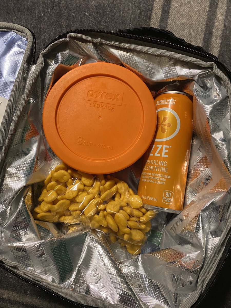 Daughter packed me an orange lunch for work today. #orangeblood #team8949