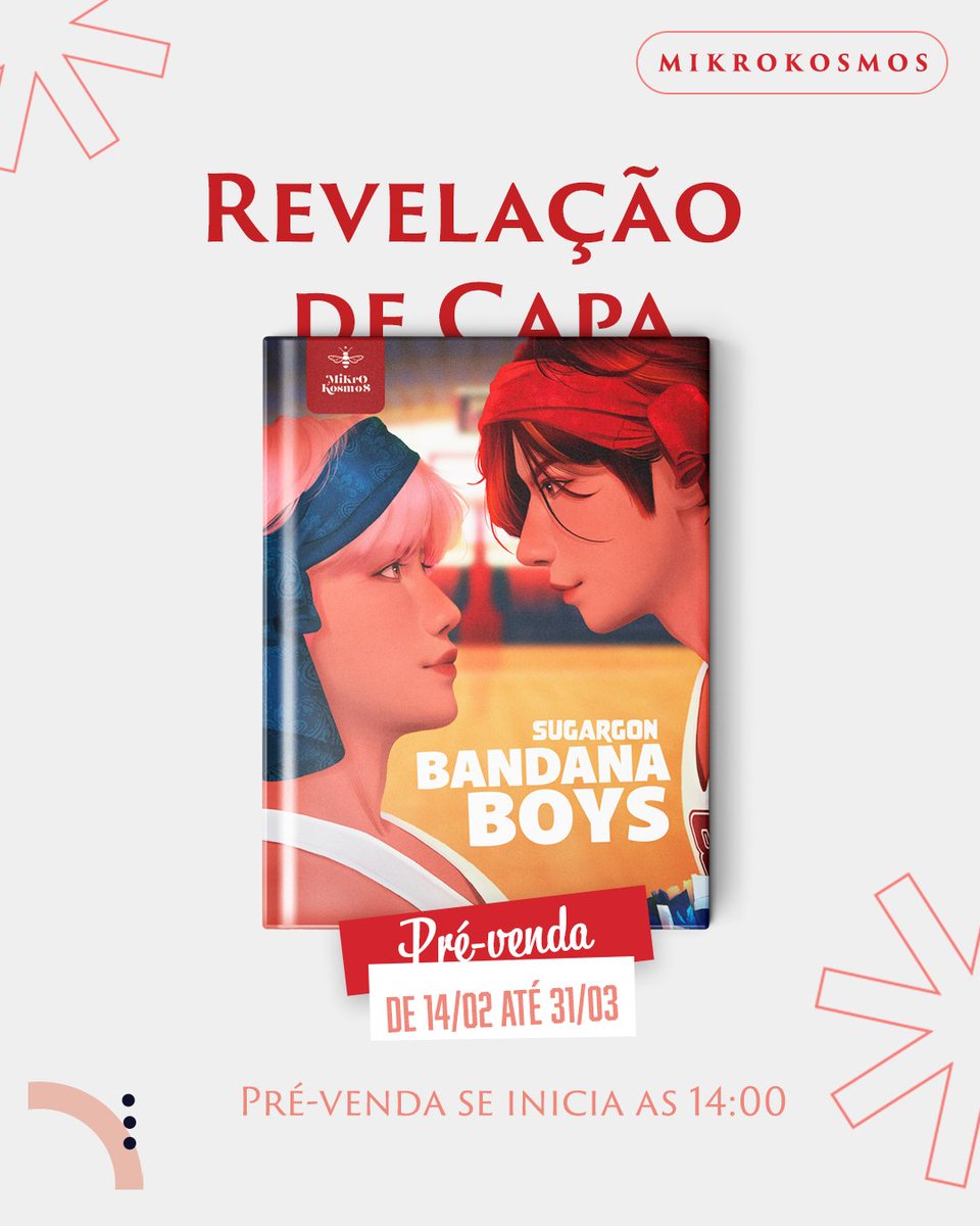 ofcMikrokosmos's tweet photo. Vocês estavam esperando por esse momento a um tempo, e ele finalmente chegou. A pré-venda de Bandana Boys vem sendo antecipada por muitos desde que a Sugargon lançou Savage Love e conquistou o coração de vários leitores da editora. https://t.co/kePdgVedy6