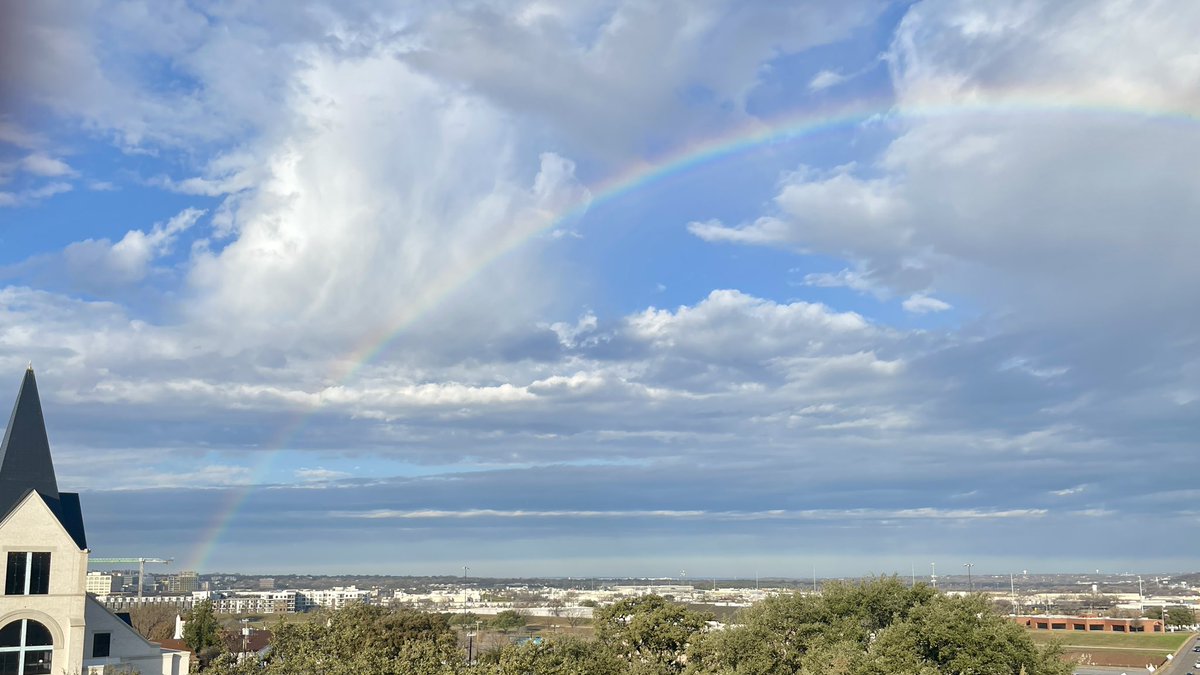 It’s a beautiful Valentine’s Day <a href="/TCCollege/">TarrantCountyCollege</a> <a href="/CityofFortWorth/">City of Fort Worth</a> 
🌈❤️ #FortWorth #tccd