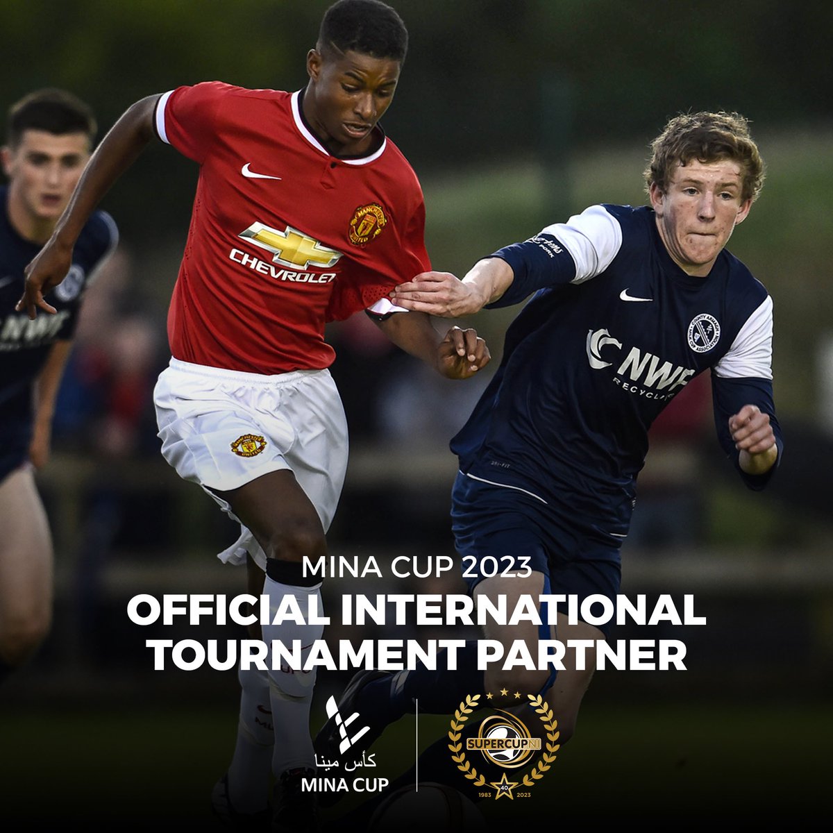 mina_cup's tweet photo. We are delighted to announce an exciting partnership with the @supercupni 

The winners of the 2023 @supercupni Minor Section qualify for a place at the 2024 Mina Cup, and the winners of the autumn U14 UAE Qualifiers qualify for the @supercupni Premier Section in 2024. https://t.co/foJdOjVR4f