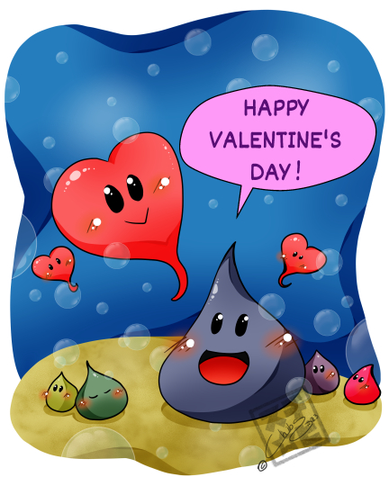 Plopp wishes you a Happy Valentine's Day! #indiegame #indiedev #gamedev #ValentinesDay #ValentinesDay2023 Art by @Chibs8D Check out our games at chilimochi.com