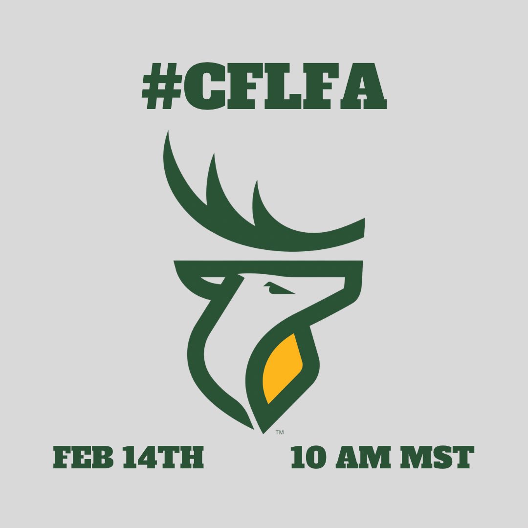 We’re just over an hour away from #CFLFA! Let’s see who makes a splash, who takes a gamble, etc. the #CFL season is rapidly approaching! #GoElks #ViewsFromB2