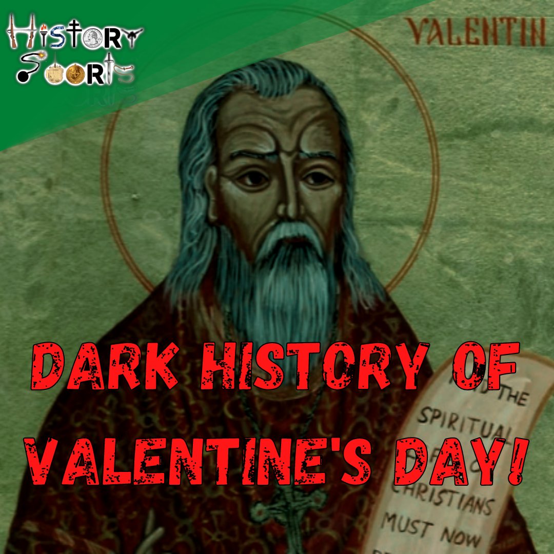JRodStudios's tweet photo. Valentine’s Day! The day we express love toward family and friends…Right? What if I told you Valentine’s Day was the date of a man’s execution. His name was Valentine. Learn about the TRUE, DARK story of Saint Valentine's Day HERE! https://t.co/xU31Wx2ozw
#ValentinesDay https://t.co/jQJt12VcRK