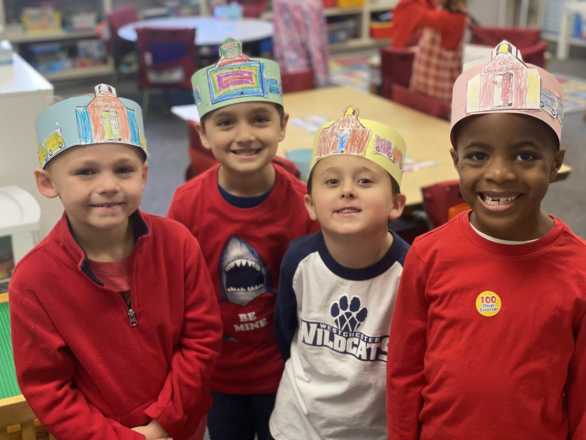 WCDS_Lower's tweet photo. 100 days to ❤️ learning! Happy Valentine’s Day and 100th day of school! #WCDSPreKindergarten #WCDSKindergarten https://t.co/BouwX08U9a