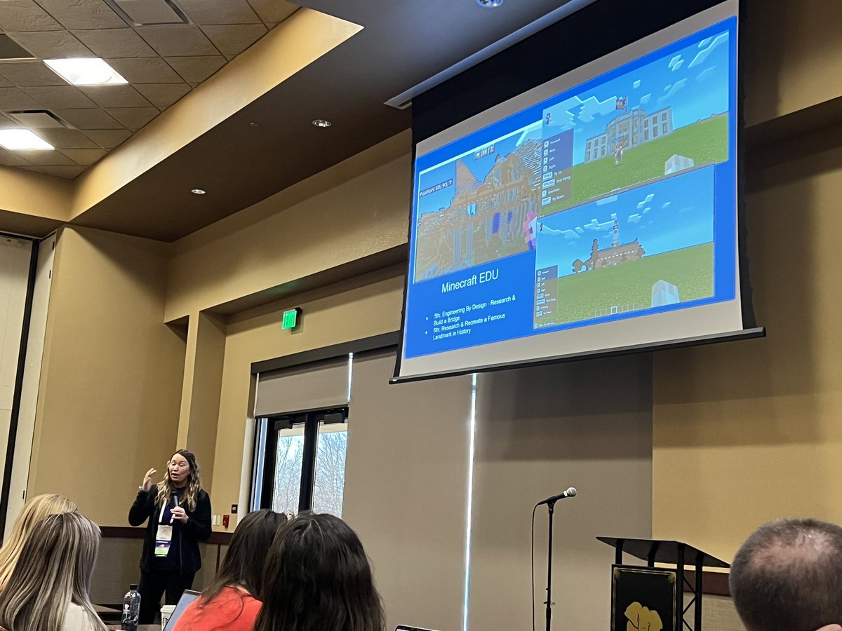 Brian Merrill (@brianfmerrill) on Twitter photo So cool to see you presenting about Minecraft as an AR tool. So cool! <a href="/TechTchrBedoya/">Ryann Bedoya</a> <a href="/PlayCraftLearn/">Minecraft Education</a> #peteandc So cool to see you presenting about Minecraft as an AR tool. So cool! <a href="/TechTchrBedoya/">Ryann Bedoya</a> <a href="/PlayCraftLearn/">Minecraft Education</a> #peteandc
