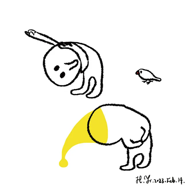 今日の一枚No.45(No.4094)23/02/14
「余裕があるようでない」 