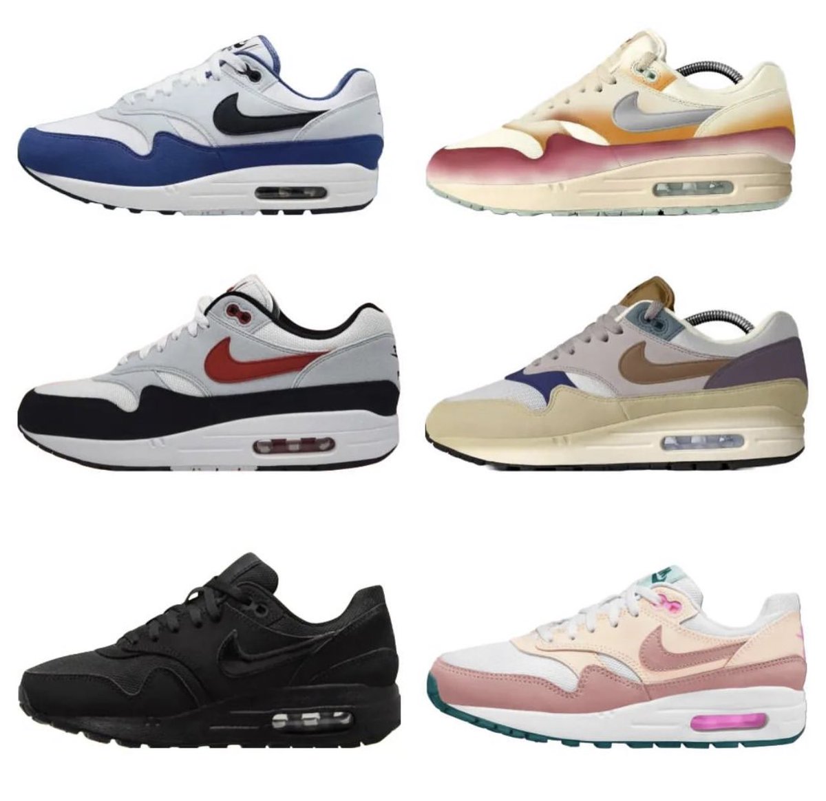 Un récapitulatif des Air Max 1 prévues pour 2023 à l’heure actuelle ! 📌
