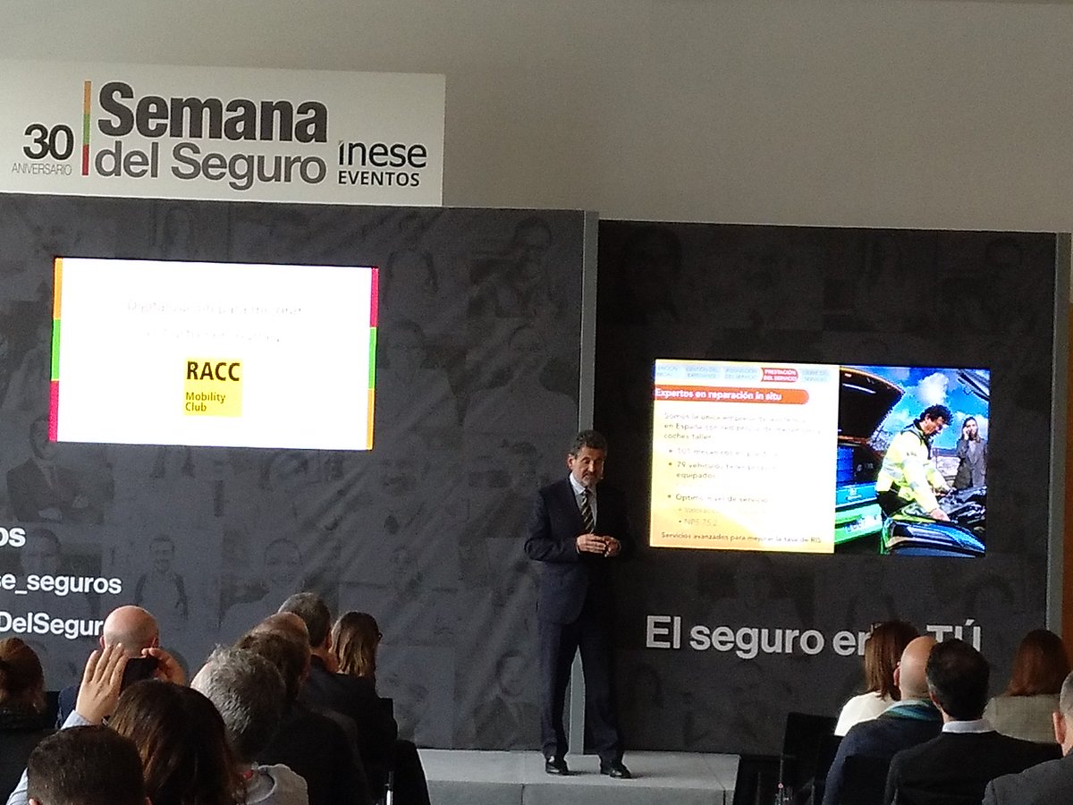 #SemanaDelSeguro En la jornada de <a href="/ClubRACC/">RACC Mobility Club</a> su director de Negocio B2B, Daniel Cornudella, habla de la digitalización para mejorar el Customer Journey. Detalla las soluciones para mejorar el NPS gracias a la digitalización de Servicios de Asistencia. Lo contamos <a href="/Inese_seguros/">INESE</a>