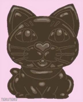 チョコはいつあげてもいつ食べてもいいネコチョコにゃ #猫好き #illustration #オリジナルイラスト 