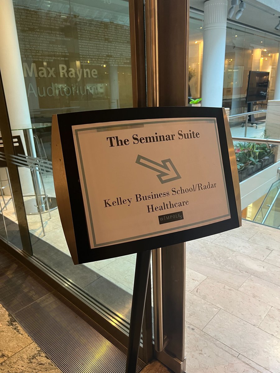 radarhealthcare's tweet photo. We are in London today holding a #patientsafety and quality information session, for Indiana University - @KelleySchool, Healthcare MBA, hosted by our new CPO, Rhian Bulmer, and Amanda Sparkes CCO, inicio health. Stay posted for more insight about the event! https://t.co/2wiZjjNWBU