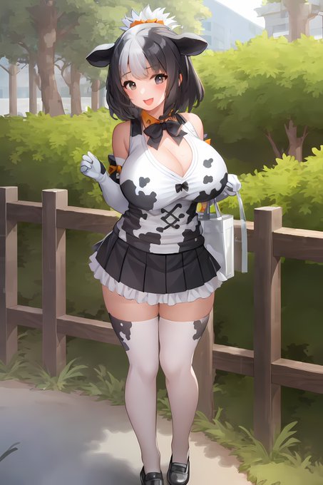 AI描きプログラムでホルスタインを作ってみました🐄🥛

#けものフレンズ
#stablediffusion 
#AIイラスト 