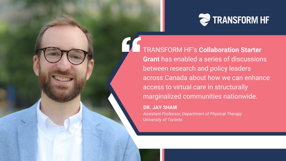 Our #ValentinesDay 🎁 to you: TRANSFORM HF’s 2023 Collaboration Starter Grant competition is open!
These $10K grants support new research projects &amp; partnerships, like Dr. Jay Shaw’s pan-Canadian policy analysis of #digitalhealth equity: buff.ly/3E6Qyow.
Apply by March 24