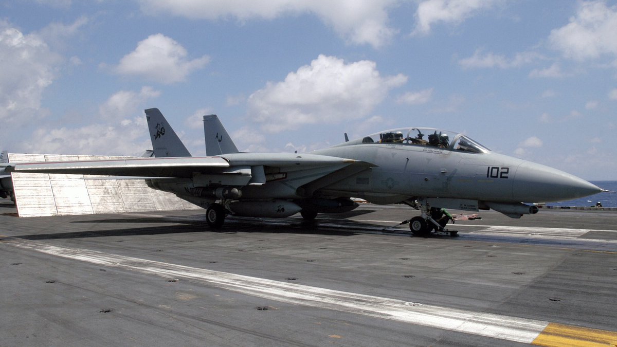 It’s time to launch into #tomcattuesday, here is a Turkey from VF-31 about to launch from USS Theodore Roosevelt CVN-71 #f14tomcat #f14d #ussroosevelt #cvn71 #vf31 #flynavy #aviationsafari #aviationpreservation #boneyardsafari