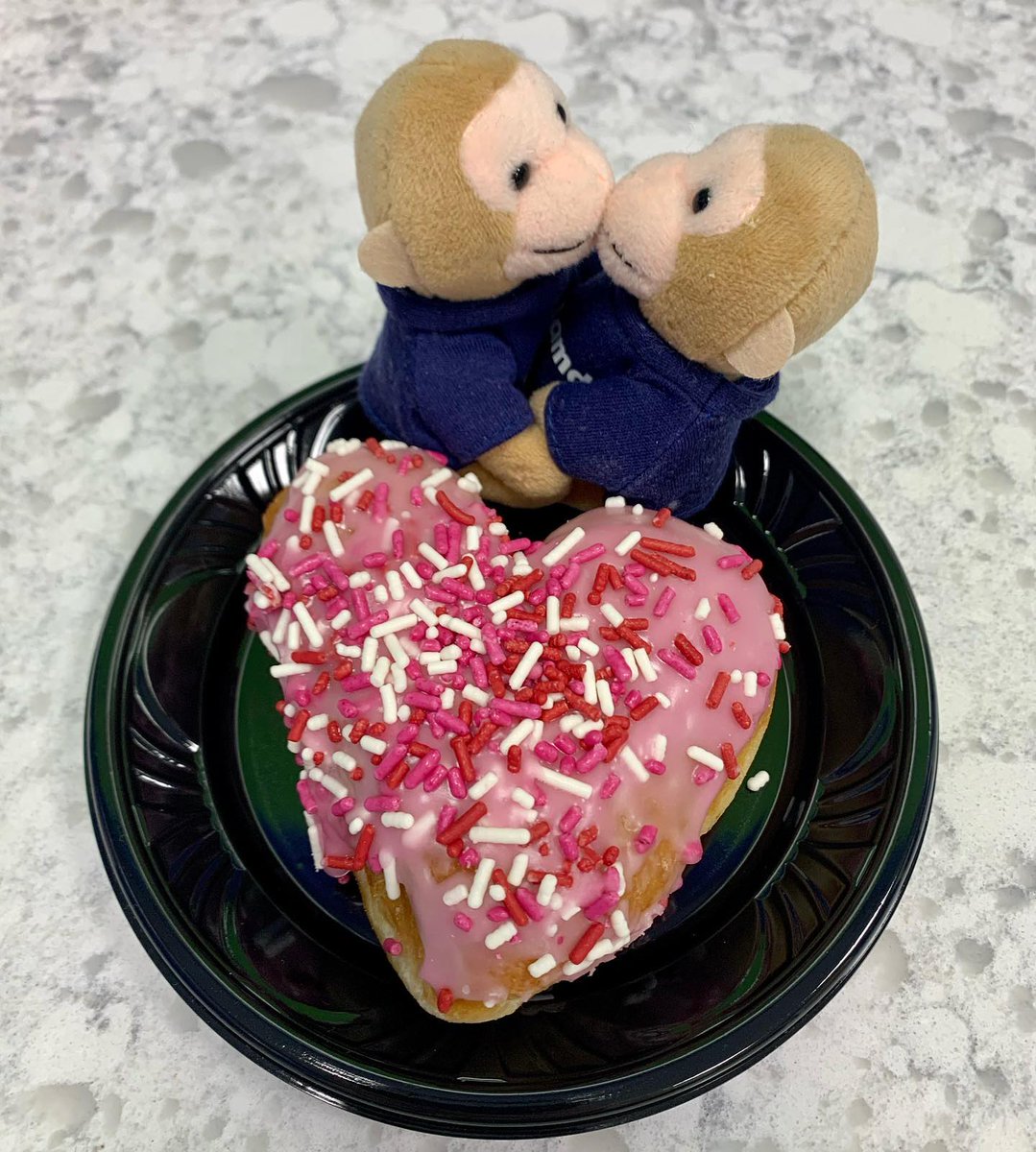 slamdot's tweet photo. Happy Valentine’s Day from Slamdot! 💙 We hope your day is sweet 🐒 https://t.co/rBlqC7hQwP