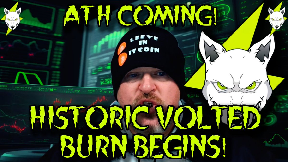 VOLT INU UPDATE! THE BURN HAS STARTED! 5 TIER ONES COMING! BULLISH! #VOLT #VOLTINU #VOLTARMY $VOLT <a href="/VoltInuOfficial/">Volt Inu ⚡️</a>  ... youtu.be/WzmPBkM50FM via <a href="/YouTube/">YouTube</a>