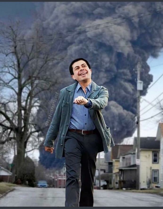 nomandatesco's tweet photo. Accurate.

Mayor Pete may be the most useless human being in the government. I mean it is hard to pick one—but he is at least in the top 5 of useless talking heads in the government for sure! 

@PeteButtigieg are ya gonna do something to help with the #OhioTrainDisaster or just continue to be useless?

Have a great day Fam! 

Stay Frosty & Ungovernable 😎💪