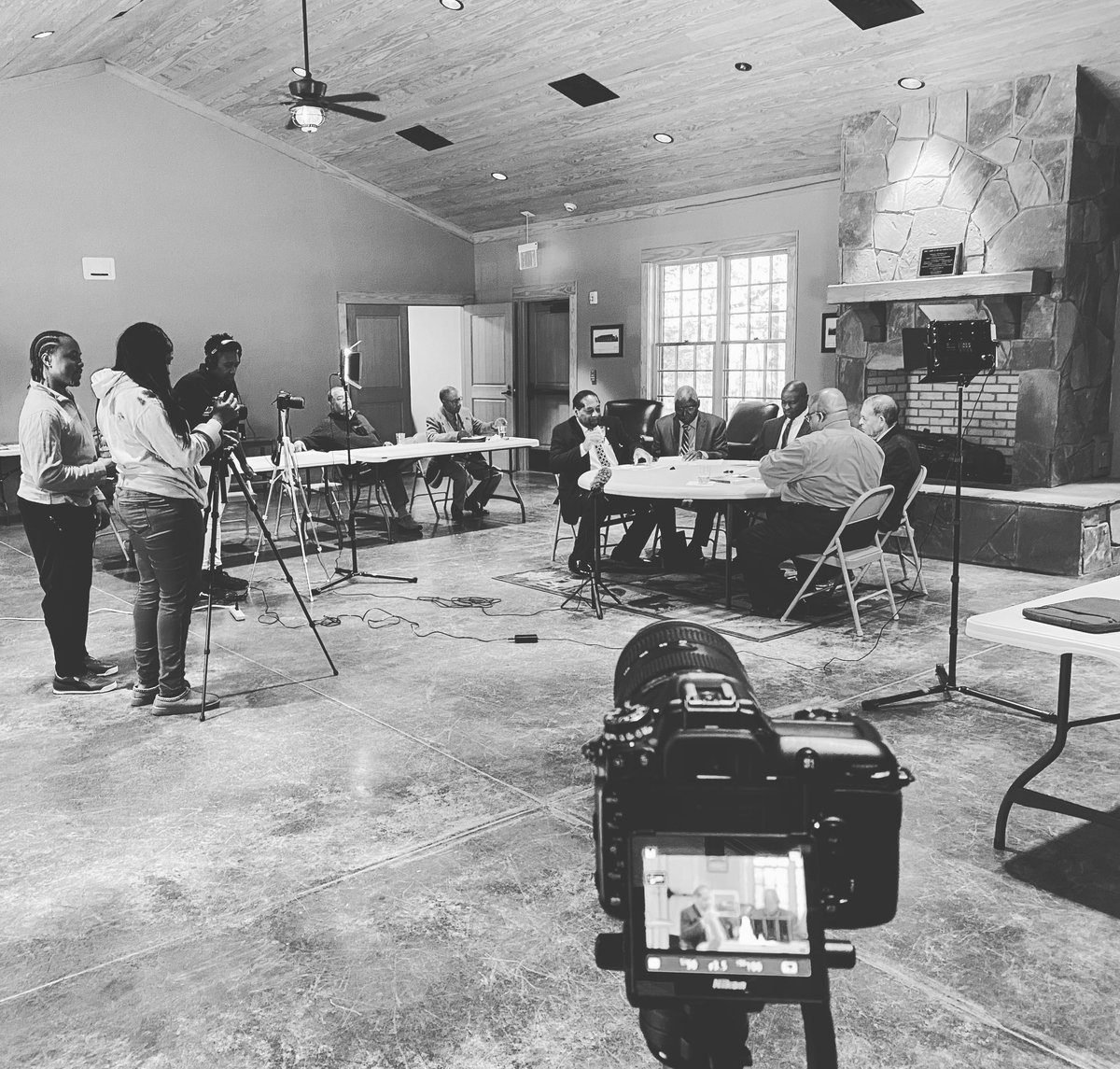 Fulfilling our purpose and helping to document the rich history of our Black firsts. We are Substantial and so are our contributions. We’re excited to be in the presence of these living legends. Stay tuned… #BlackHistoryMonth