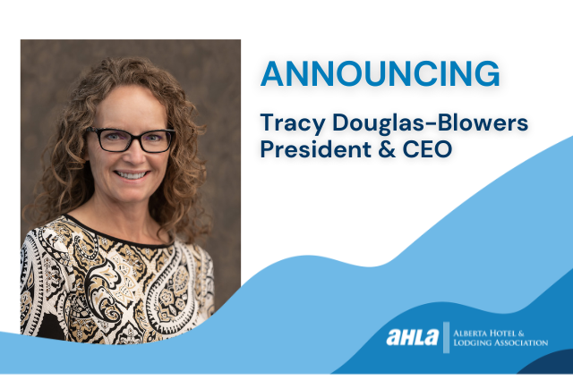 The AHLA Board of Directors are pleased to announce Tracy Douglas-Blowers as the new AHLA President &amp; CEO. “I am honoured by the trust the board has placed in me, and excited to serve our members in my new role." Tracy Douglas-Blowers, President &amp; CEO