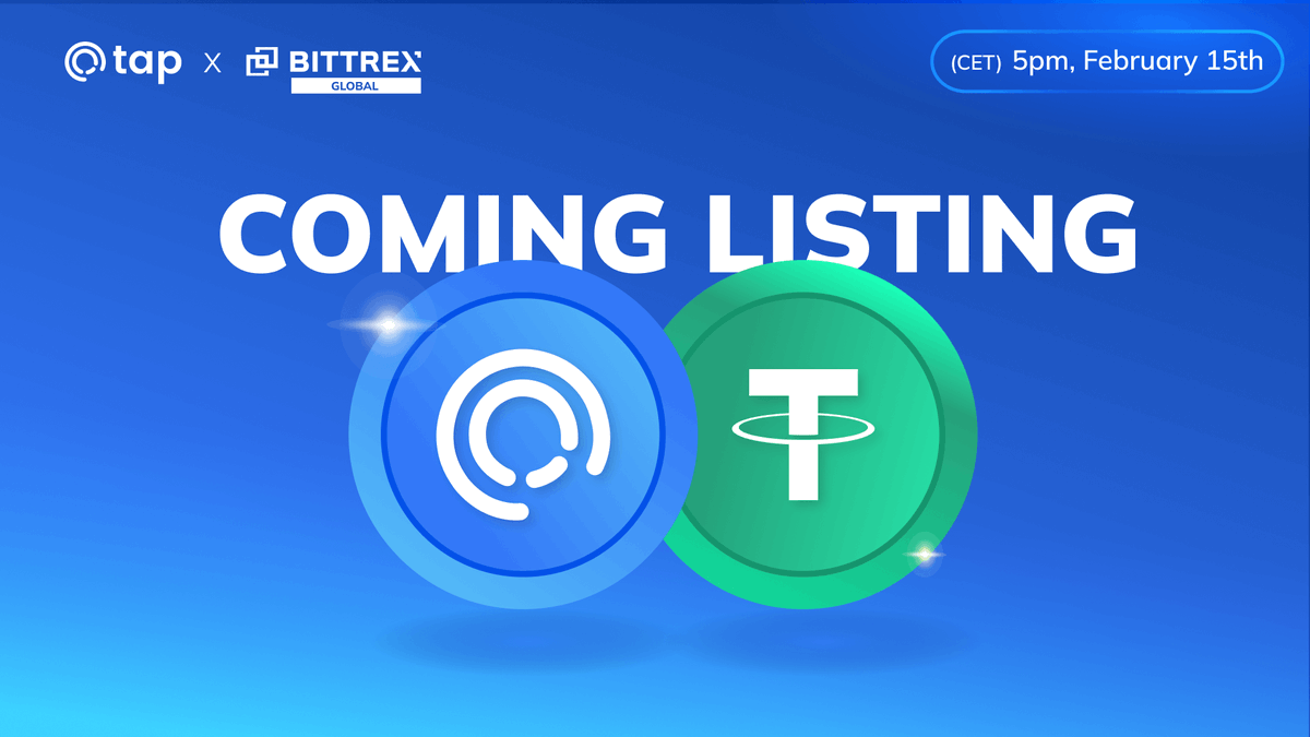 🚨 Listing Alert 📊XTP - USDT trading pair will list on @BittrexGlobal ! Do  not miss out the launch on February 15th at 5pm (CET). 🕺🎉 #listing  #launch #pair #crypto $XTP $USDT #