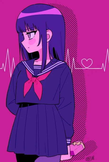 はっぴーばれんたいん #イラスト 