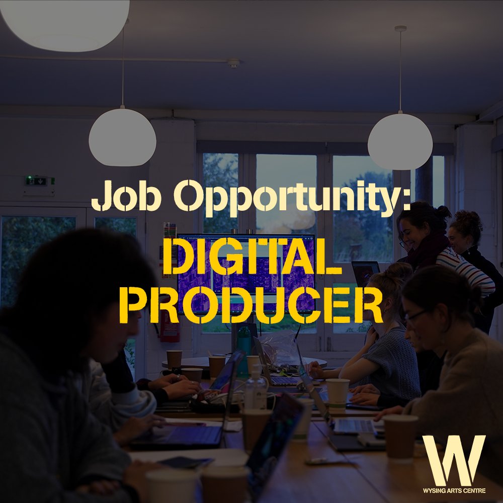 Digital Producer Vacancy! 👾 Deadline Extended - 12 noon on Tuesday 21 February 2023

Are you excited by the potential for digital tools to engage new audiences, improve accessibility and share Wysing's stories? More info &amp; apply: 

wysingartscentre.org//opportunities…
