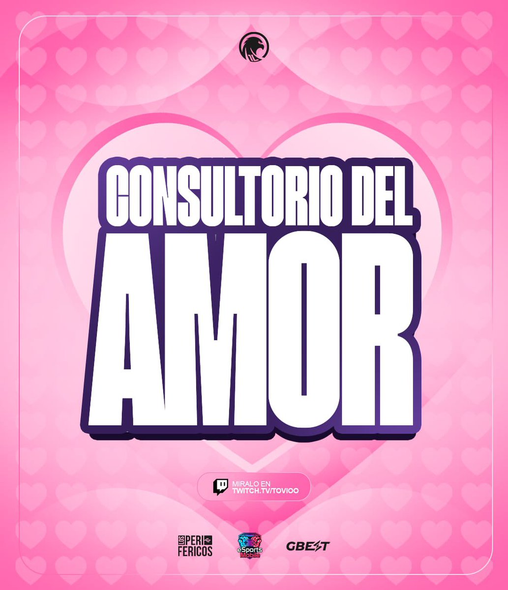 💟 HOY por SAN VALENTÍN estaremos haciendo un CONSULTORIO del AMOR 💟

👉 Nos vemos a partir de las 19:30 en el canal de <a href="/tovioo17/">Tovioo 🇻🇪</a>, twitch.tv/tovioo.