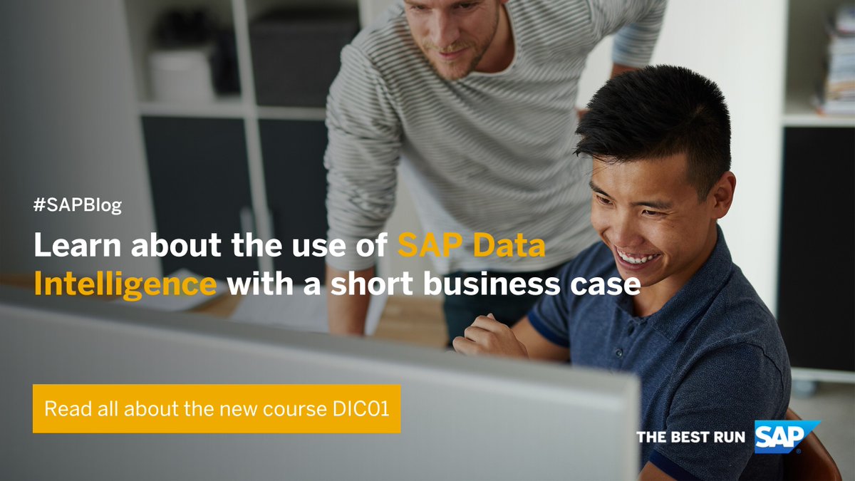 d019558's tweet image. In our last blog (imsap.co/60153Wp4S), we introduced our new SAP #DataIntelligence training course DIC01. In this #SAPBlog, we go a step further and explain the use of SAP Data Intelligence with a short business case.
imsap.co/60163Wp4s