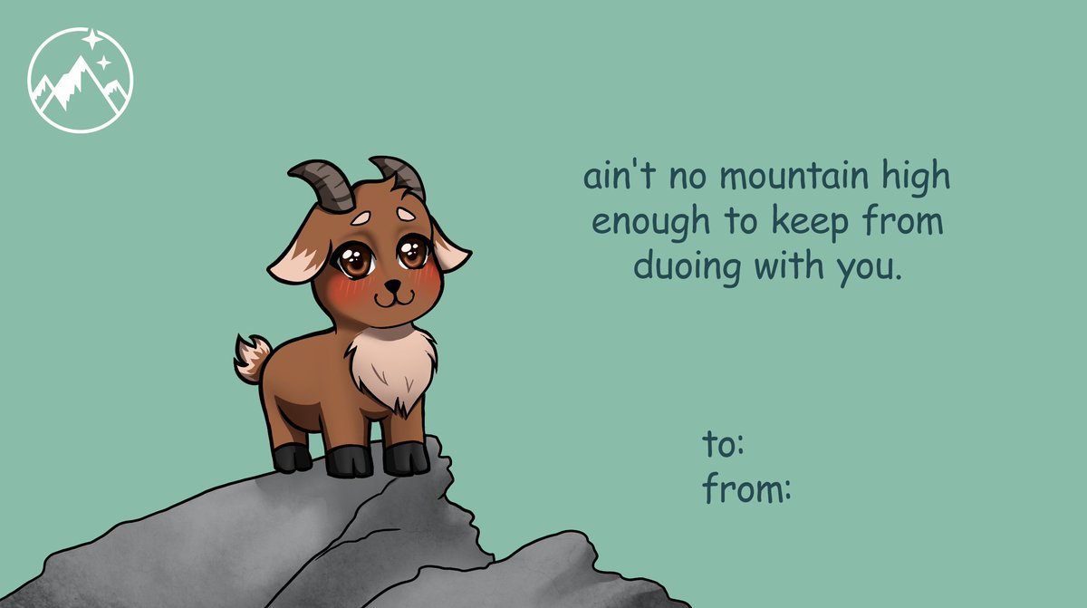 Altiora_Gaming's tweet photo. Need some help sharing the love this Valentine's Day? Pan is here to help 💞

Tag your duo below 👇

#ClimbTogether🌿 / #ValentinesDay2023 https://t.co/o6IptduoNf