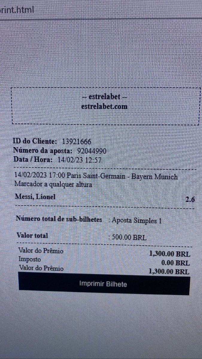 dedeoftips's tweet image. Pf messi n me decepciona 😪 @EstrelaBet