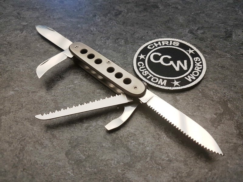 ChrisCustomWork's tweet photo. SAK-Mod: 93mm Titanium Squire => https://t.co/5aBYq4awjy #CustomSAK https://t.co/gl3bUBHc4e
