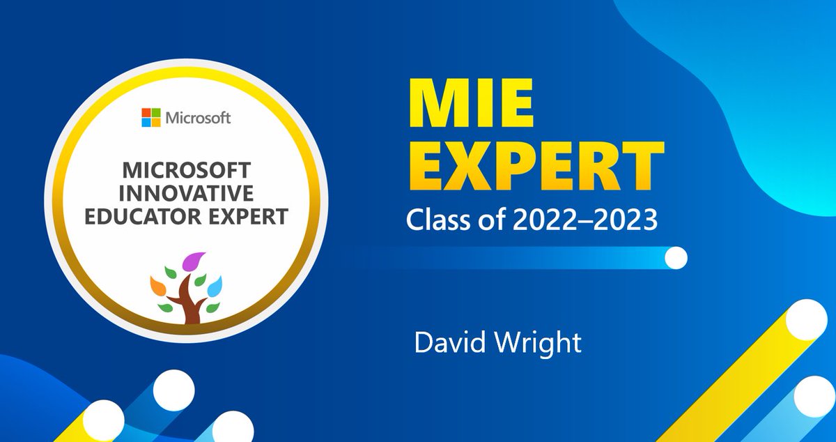 Excited to join the Microsoft Community! #MicrosoftEDU #MIEExpert