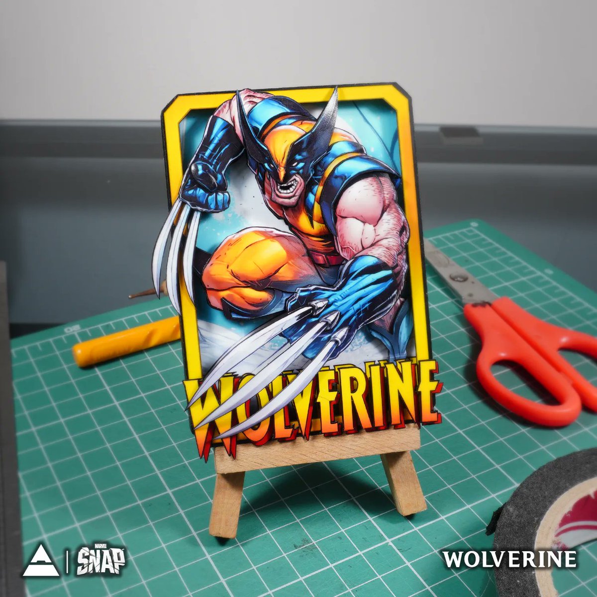 imbaartcom's tweet photo. WOLVERINE (Edited artwork & frame break version)
IMBA Art 3D Paper Custom | 3D Marvel Snap Card
#IMBAArt #MarvelSnap #MarvelStudios #CardArtist #GiftIdeas #Wolverine #WolverineFan #Magneto #Mystique #Xmen https://t.co/QcddUHCpJi