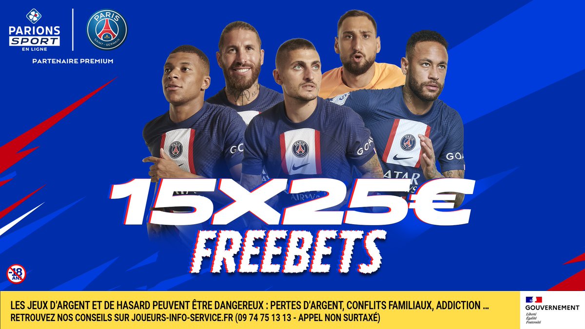 ParionsSport's tweet photo. Très grosse soirée LDC pour le PSG face au Bayern Munich ! 🔵🔴
Pour encore plus pimenter la rencontre, on régale avec 15x25€ de freebets si tu trouves le score exact  🔥

Pour jouer :
1️⃣ RT+Follow
2️⃣ Commente avec le score exact + #PSGxParionsSport

⏰ TAS Mercredi https://t.co/mKithXXqC9