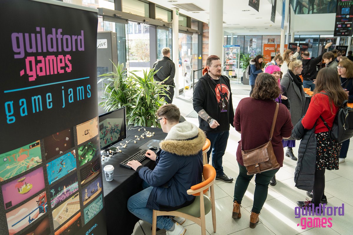 Thanks <a href="/GUGamesFest/">guildford.games 📍🎮♥️</a> for having us exhibit all the game jam games that have been made over the years in Guildford, including the latest from last weekends <a href="/globalgamejam/">GlobalGameJam</a> 

If you've never done a game jam it's a wonderful way to learn about game dev and create something fun! 🎉