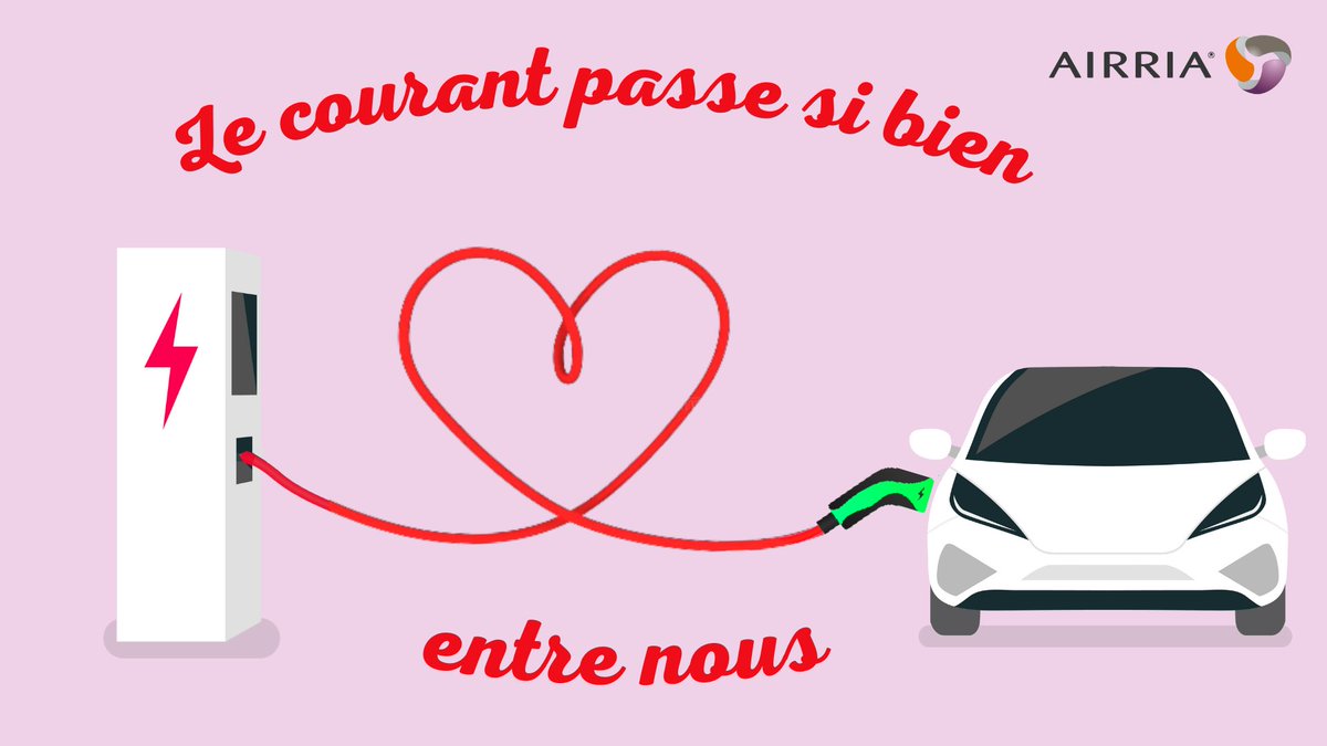 Pour les amoureux de voitures électriques, AIRRIA propose son offre tout compris d'installation de borne de recharge pour particuliers et professionnels.🔌🔋 En savoir plus ici: bit.ly/3YRlGA3
Ecrivez votre histoire avec AIRRIA en postulant ici: bit.ly/3RZMyfl
