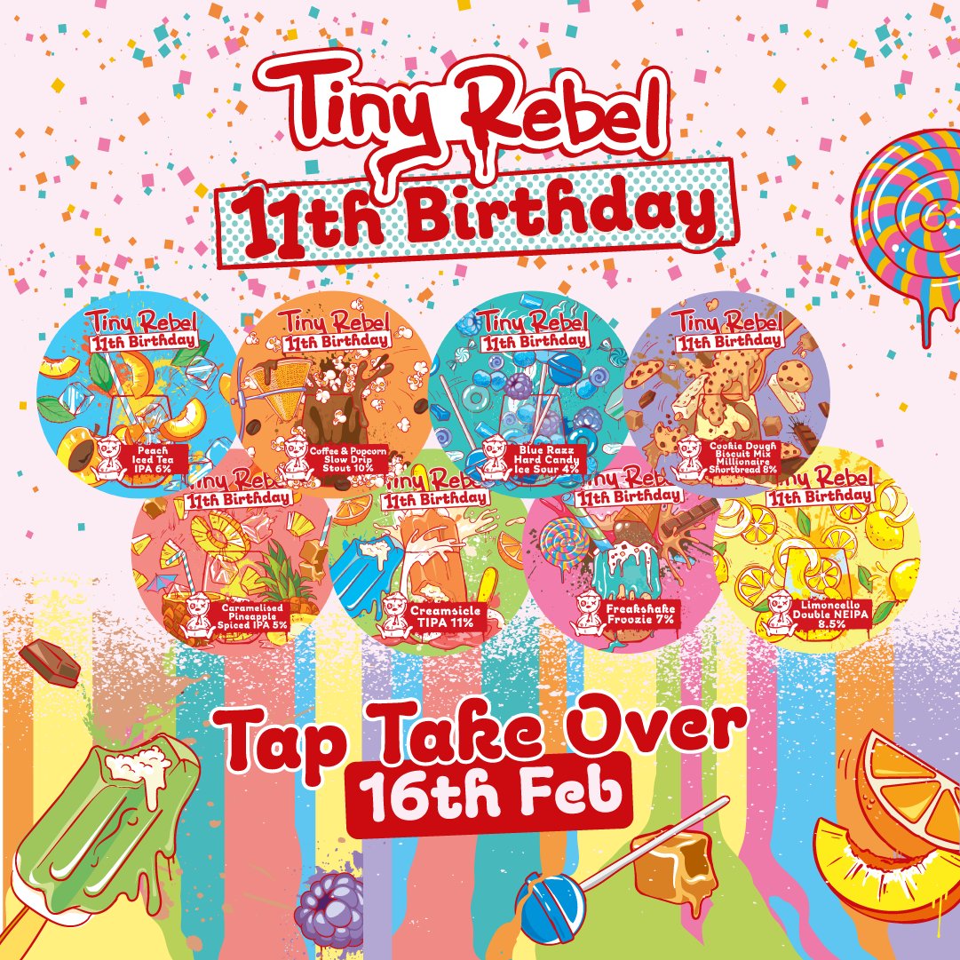 Coming this Thursday...

#barnsley #barnsleyisbrill #wakefield #notton #mapplewell #darton #dodworth #royston #cudworth #monkbretton #kexborough #tinyrebel #tinyrebelbrewco #tinyrebelbrewery #craftbeer #beerlover #beeroclock #taptakeover #birthdayparty #newbeer #newbeeralert