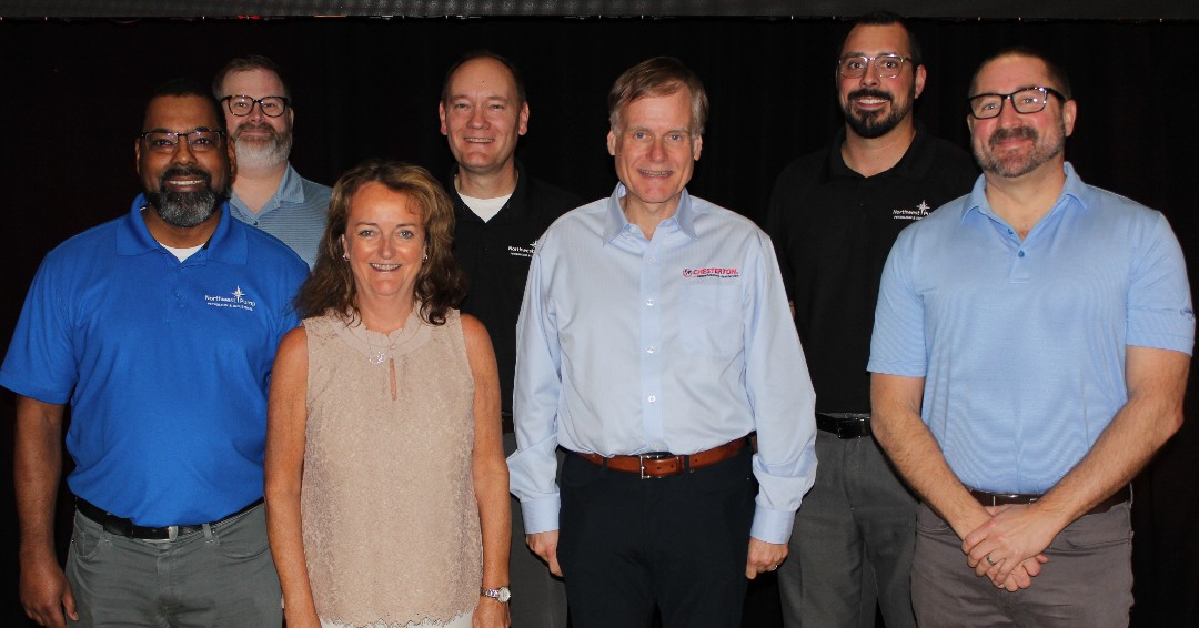 NorthwestPump's tweet image. Our team had a fantastic time at the recent @AWChesterton training. We cannot wait to share how Chesterton's seals, packing, and IL/MRO products can save on utilities and increase mean time between failures!

#training #mechanicalseal #savewater #saveenergy #savetime #ILMRO