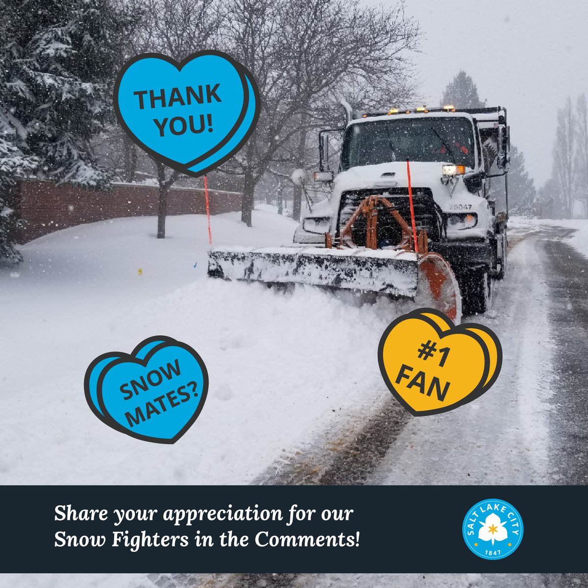 Salt Lake City Government on Twitter "Are we snowmates? ️ Happy 