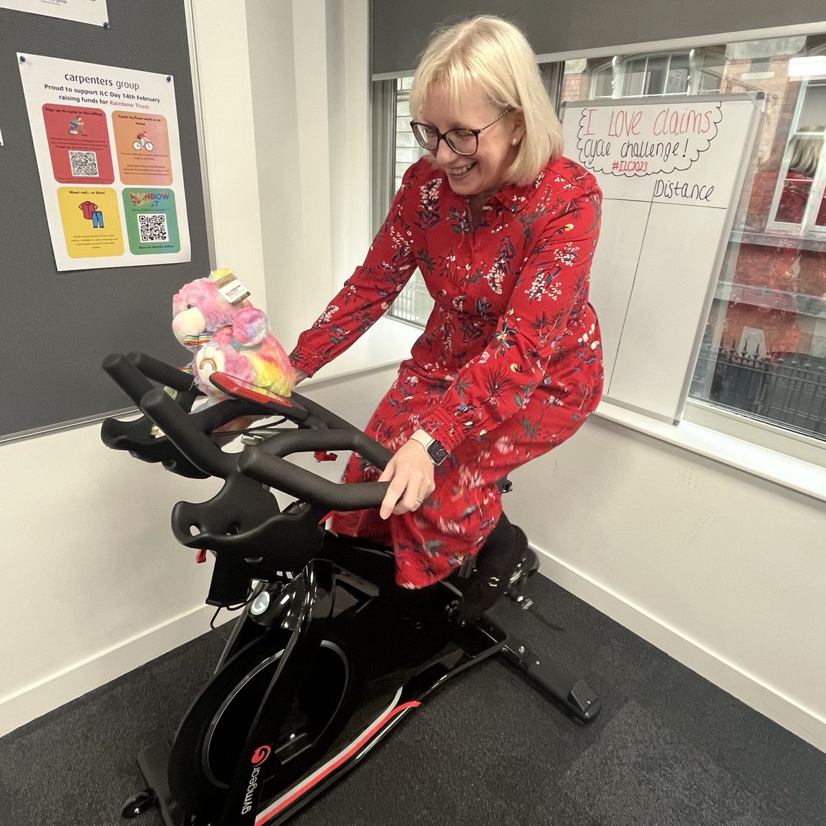 CarpentersGroup's tweet photo. Our CEO, @donnaglf, is supporting #ILCDay by wearing it red and taking part in the Great Insurance Bike Ride raising money for @RainbowTrustCC๐
If you would like to donate, please click the following link:
https://t.co/Ipo94LoIvY https://t.co/2GsHOu5dWD