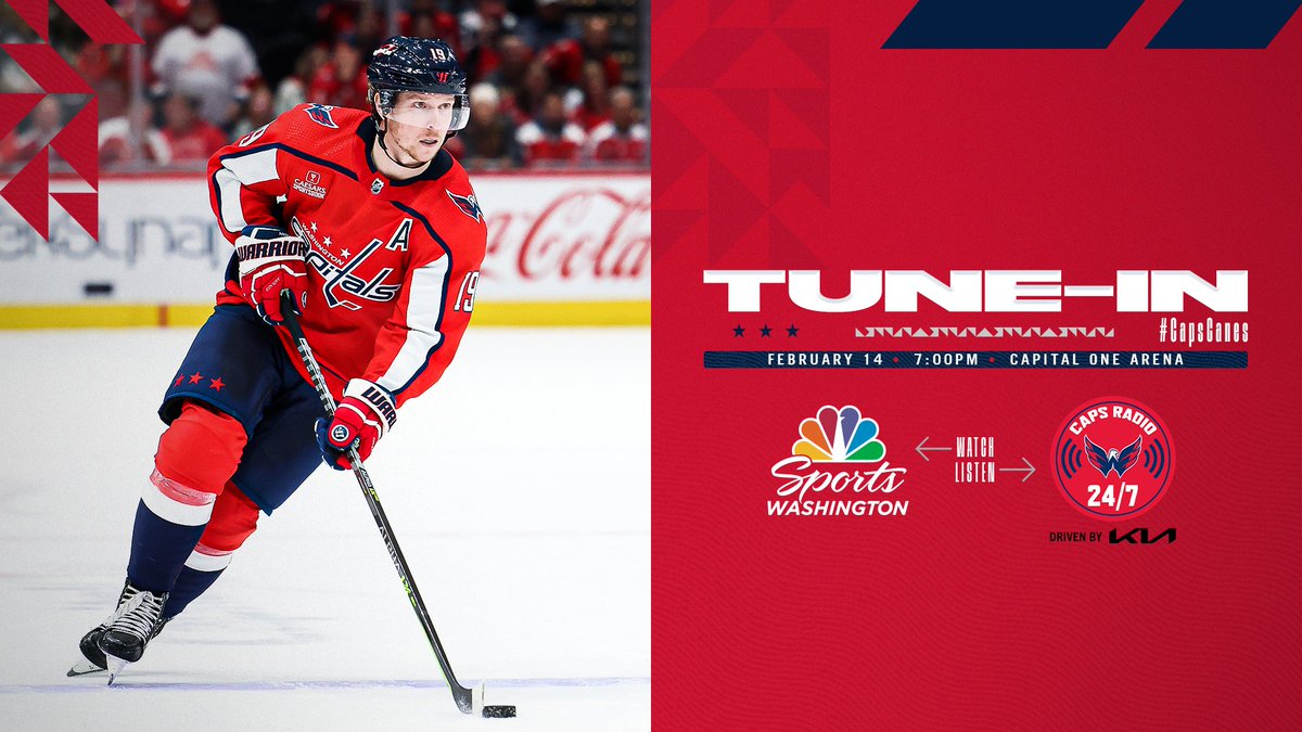 Washington Capitals on Twitter "Tonight. CapsCanes ⏰ 700 PM 📺