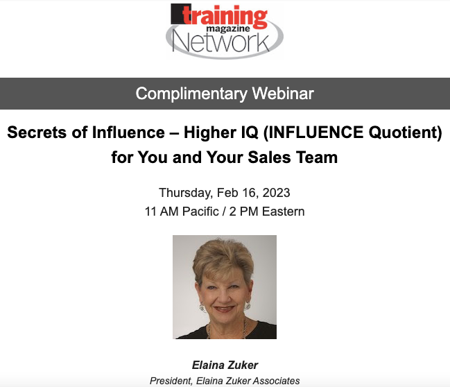 What’s Your IQ ? – INFLUENCE Quotient

Join me for this FREE Webinar, as I discuss all aspects of Influence in the workplace, and how it can help you and your team be more productive.

More Info / Register: lnkd.in/dGcFGvjb

#powerofinfluence #influenceatworkplace