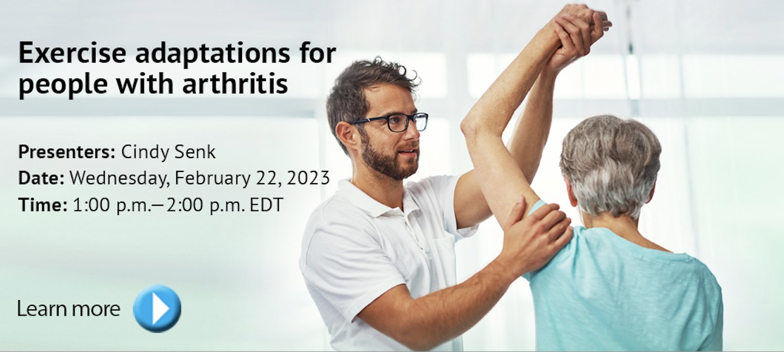 Colin Milner On Twitter Webiinbar Exercise Adaptations For People