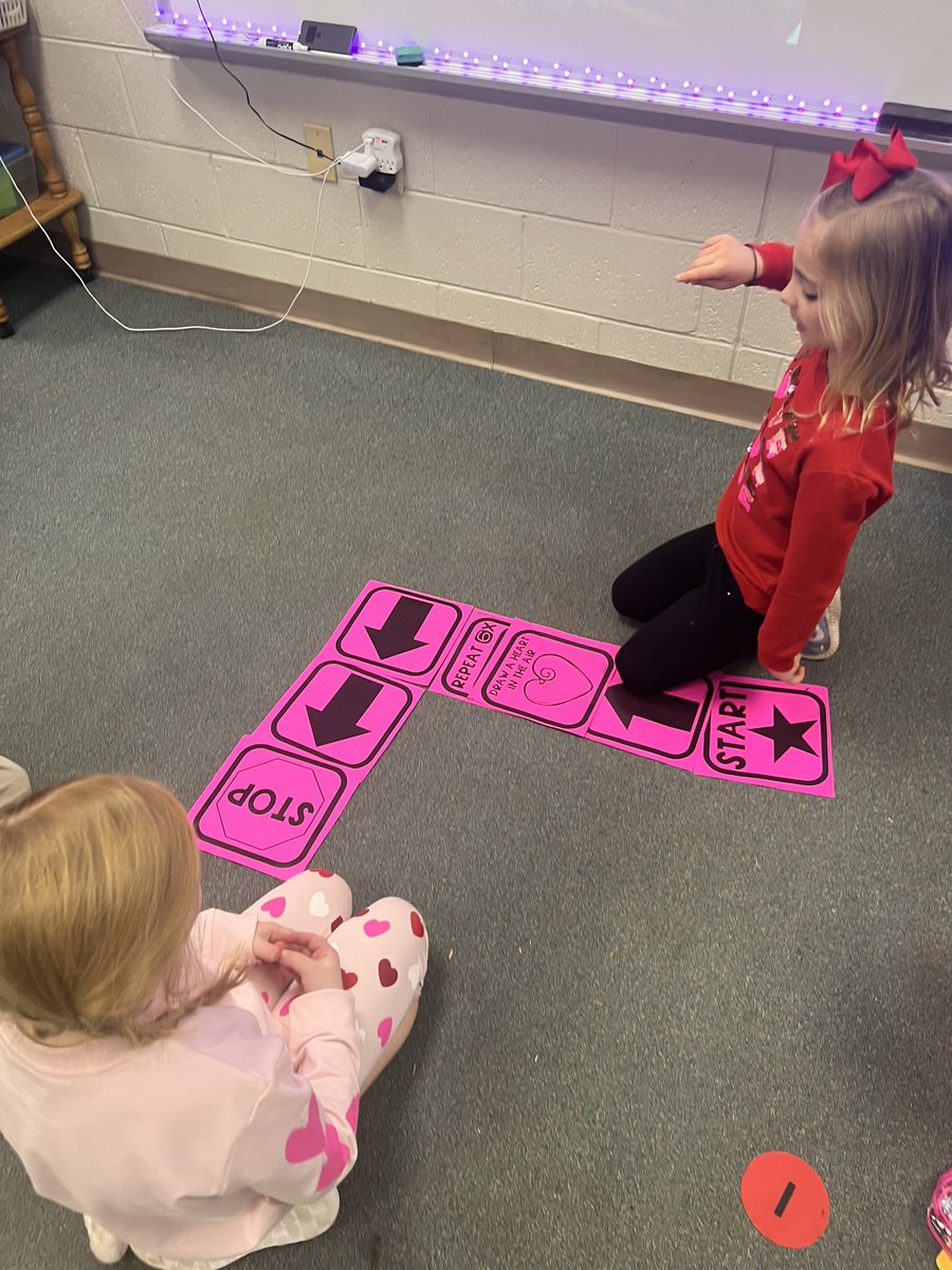 Mrs_Wood_LR's tweet photo. Struggling to get your kids into coding because you don’t have a Beebot or Indy? No worries! We started coding with ZERO technology and used paper to do basic Valentine’s coding. @AnnieAndMoby then let us take it a step further with their coding assignments!#JCSTechLeads https://t.co/qtdEF7zUAl