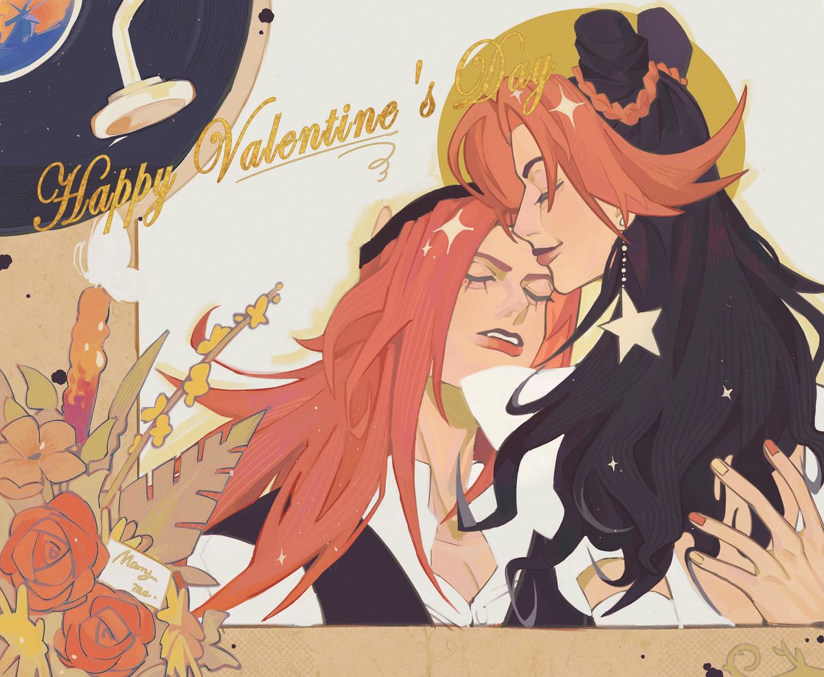 twentysix_2666's tweet image. 解禁惹！是情人节活动图💖
#jjba