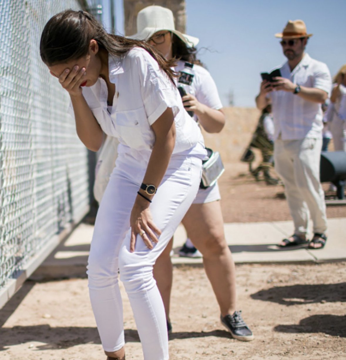 Border Patrol Union - NBPC on Twitter: "Happy to see AOC at the border,  overcome with emotion while taking a brave stand to expose the  record-setting deaths, rapes, fentanyl, child sex trafficking