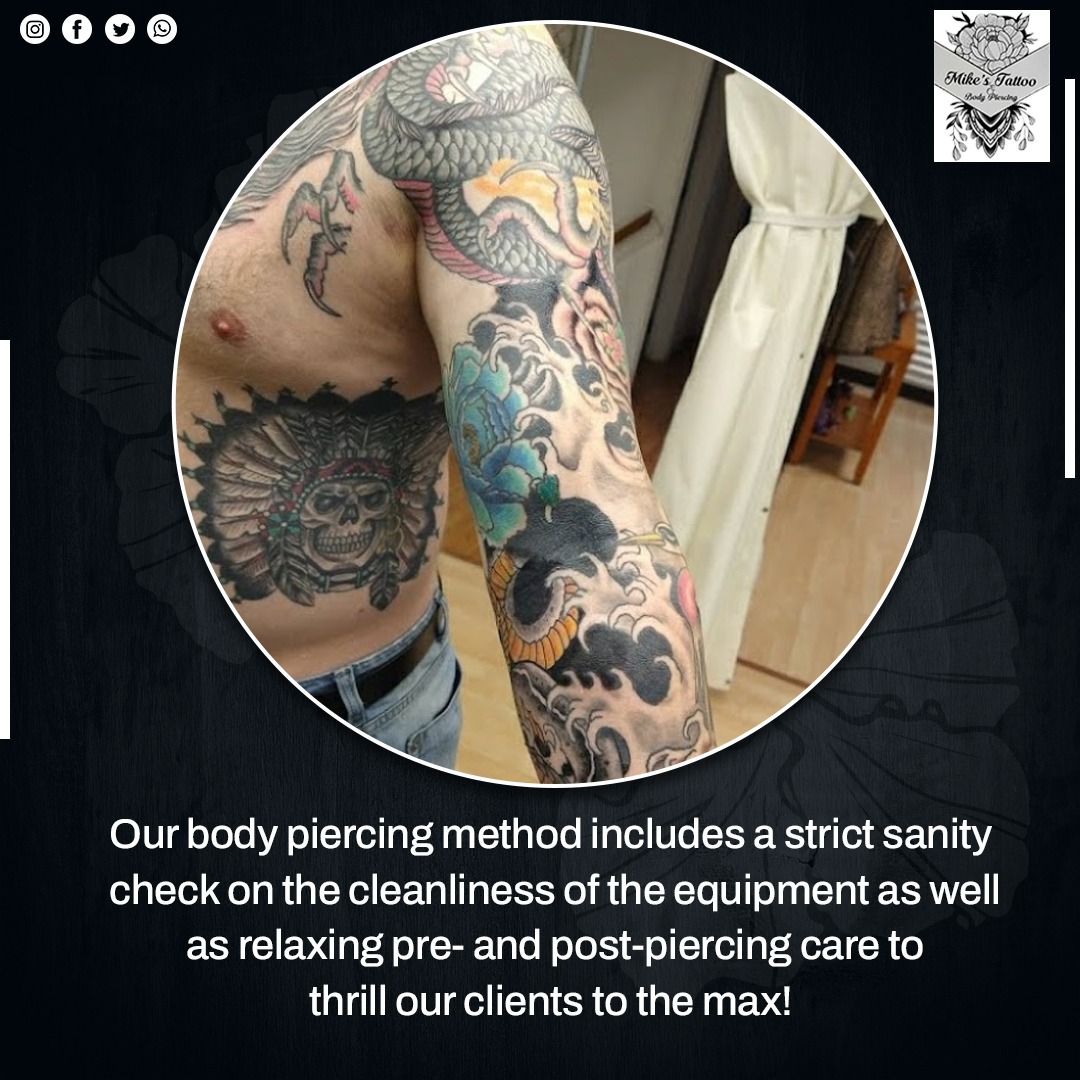Call us now at +1 610-775-9676
Visit us: 1427 Lancaster Ave, Reading, PA 19607, United States

#Mikes #tattoo #bodypiercing #relax #strict #equipment #max #clients #care #cleanliness #method #sanity #thrill #check #strict #tuesdayfeels