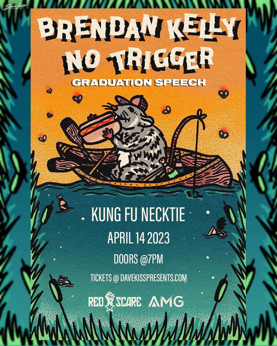Hey, this is something: <a href="/gradspeechnj/">Graduation Speech</a> is playing a full-band set with <a href="/badsandwich/">Brendan Kelly: Juggalo</a> and <a href="/notrigger/">No Trigger 🍉</a> in a couple months at <a href="/kungfunecktie/">Kung Fu Necktie</a>. 

You have plenty of time to mark this on your calendar: etix.com/ticket/p/66871…