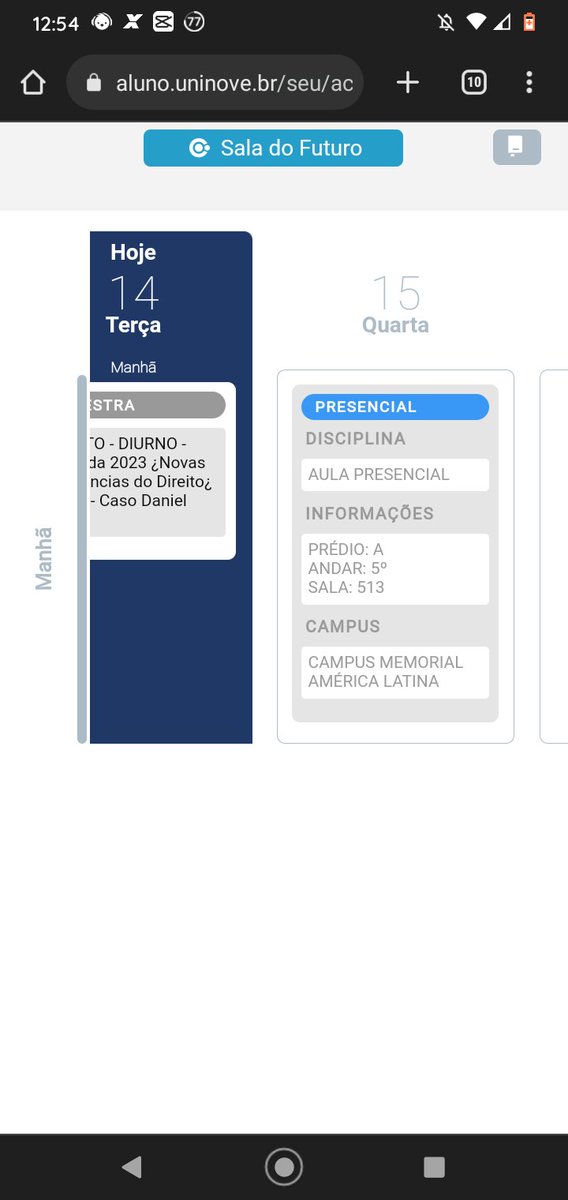 Alguém Uninove?
